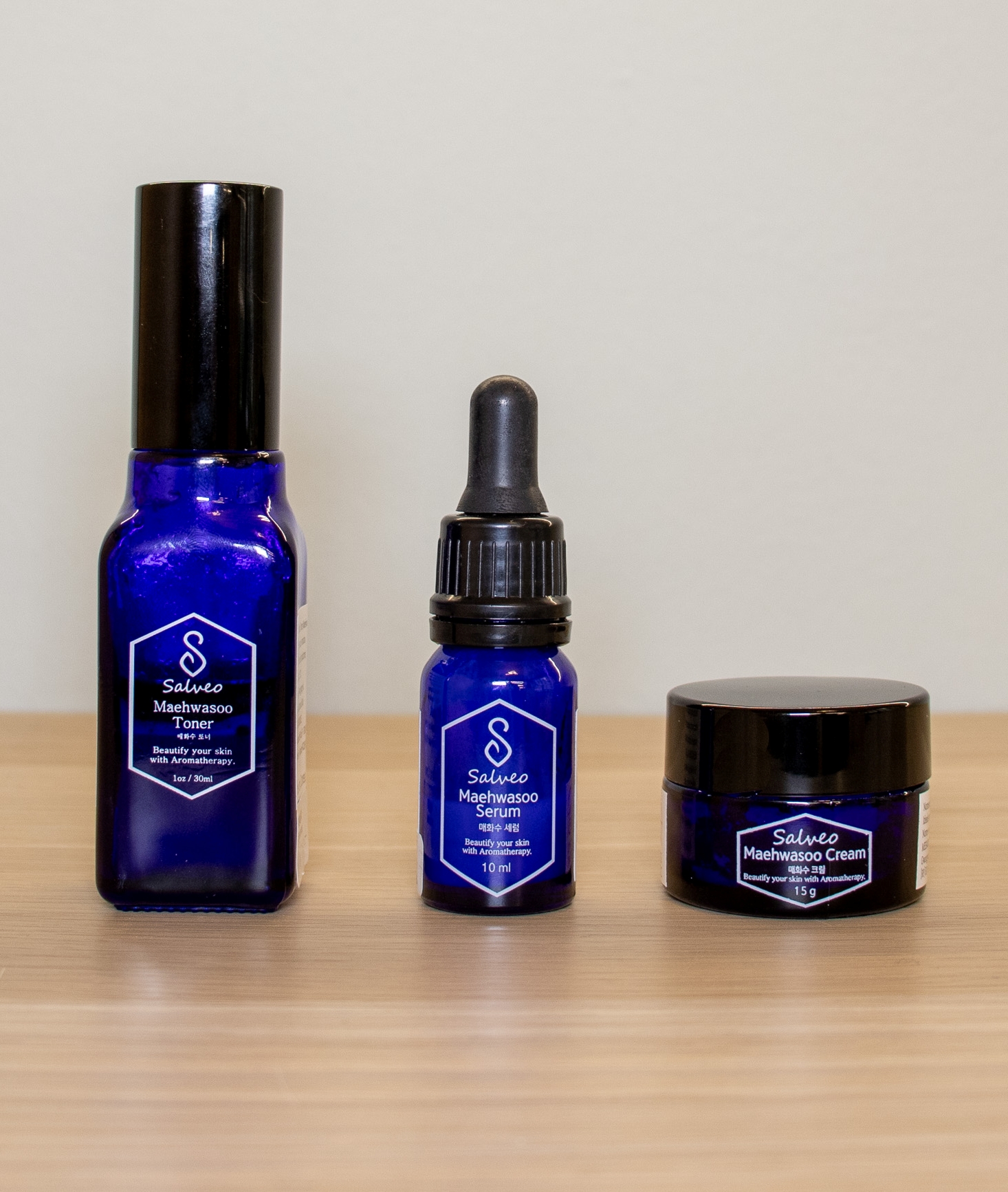 SET TRIS Salveo mini  (Tonico, siero e crema)